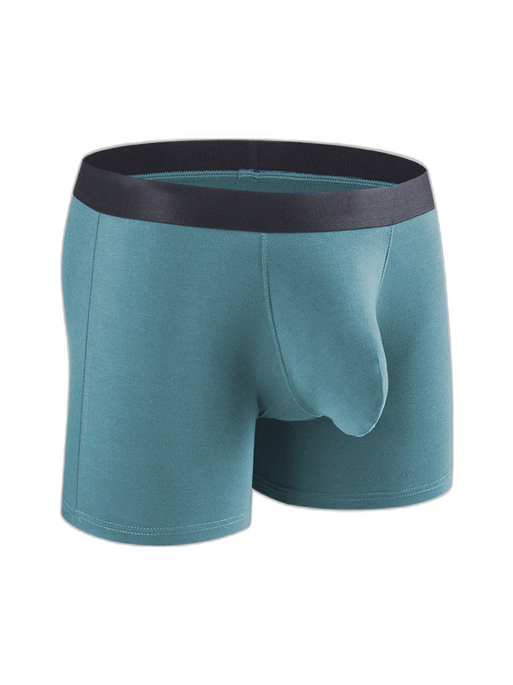 Men's Separate Big Pouch Long Boxer Briefs