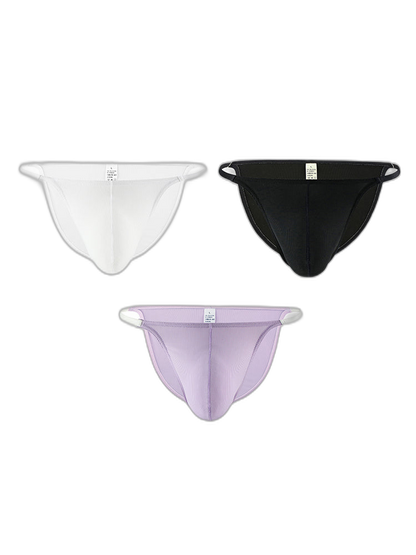Men's Sexy Big Support Pouch Low-rise String Bikini
