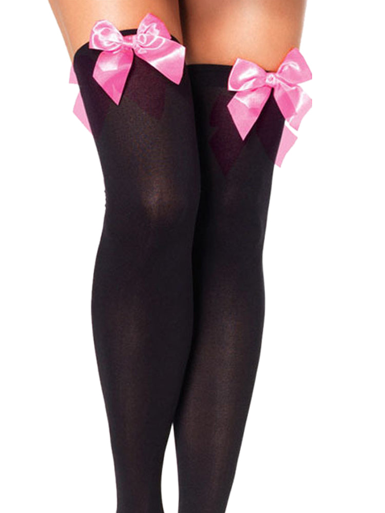 Cute Velvet Bow Stockings
