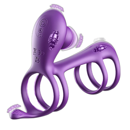 Morgana - Four-Ring Vibrating Cock Ring