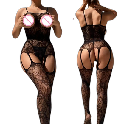 One-Piece Fishnet Hollow Temptation Tights