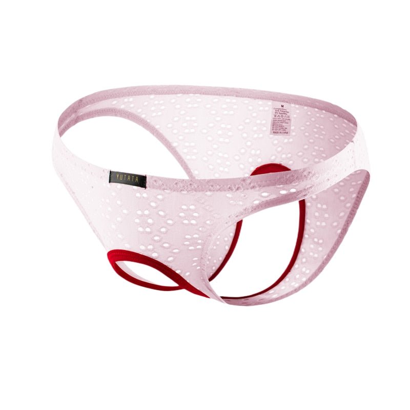 Peek-a-boo No Crotch Mesh Briefs
