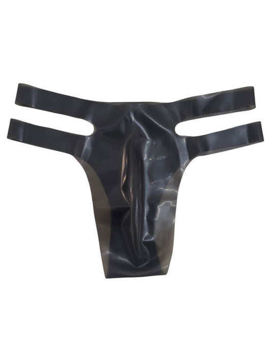 Men's Sexy High-Elastic Seamless Latex Thong