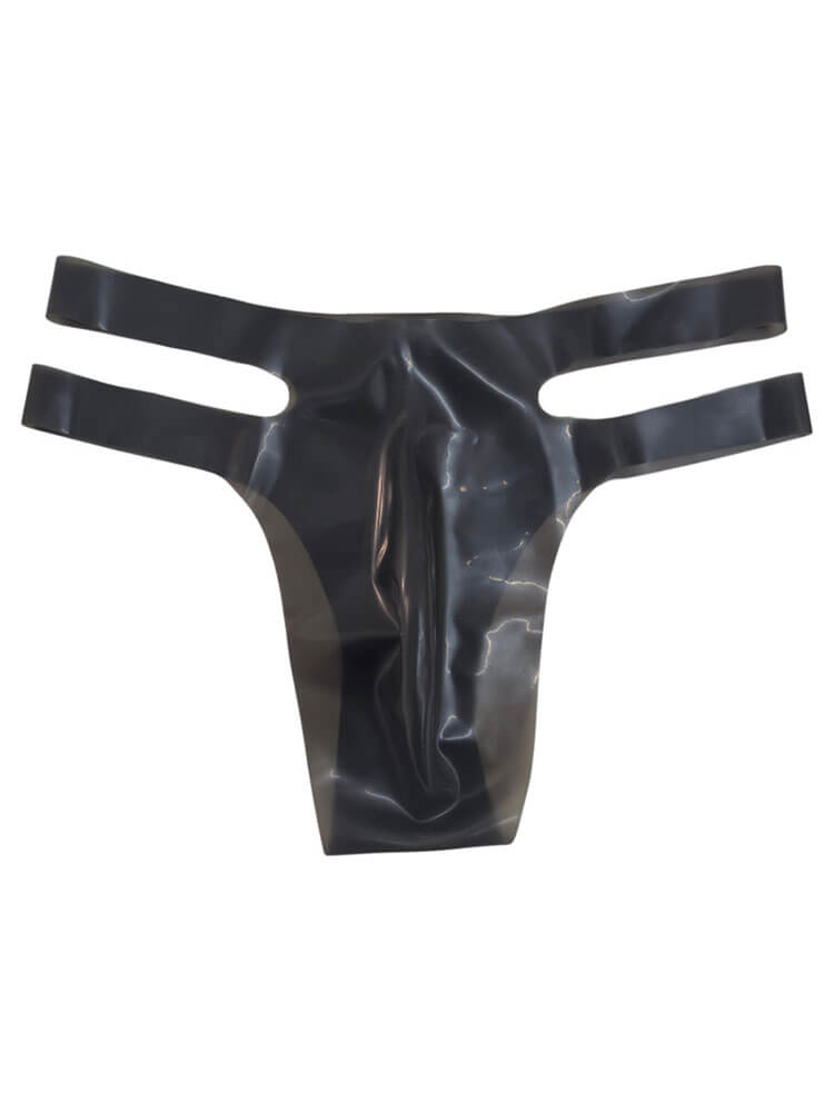 Men's Sexy High-Elastic Seamless Latex Thong