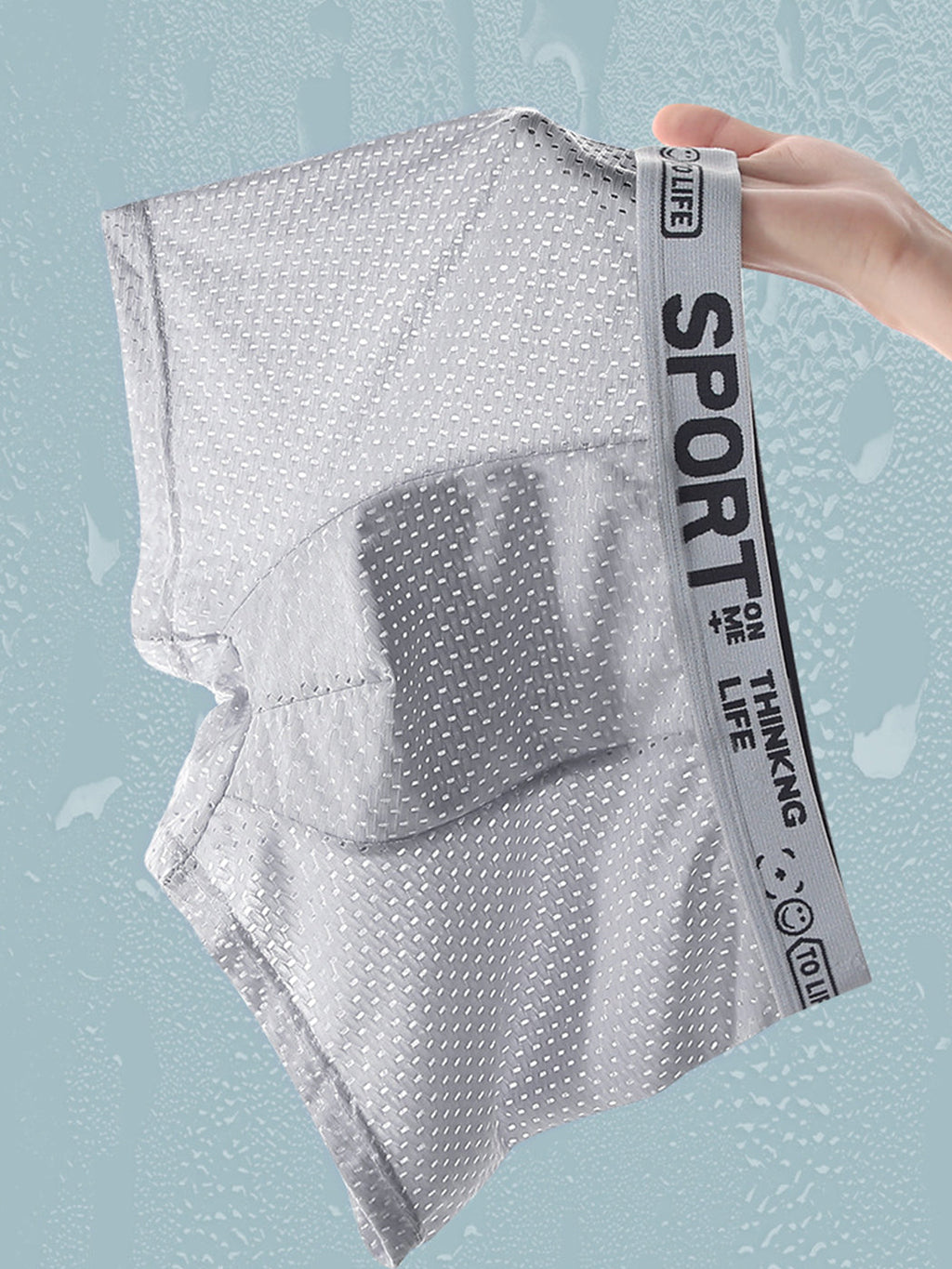 6 Pack Men’s Contour Pouch Mesh Trunks