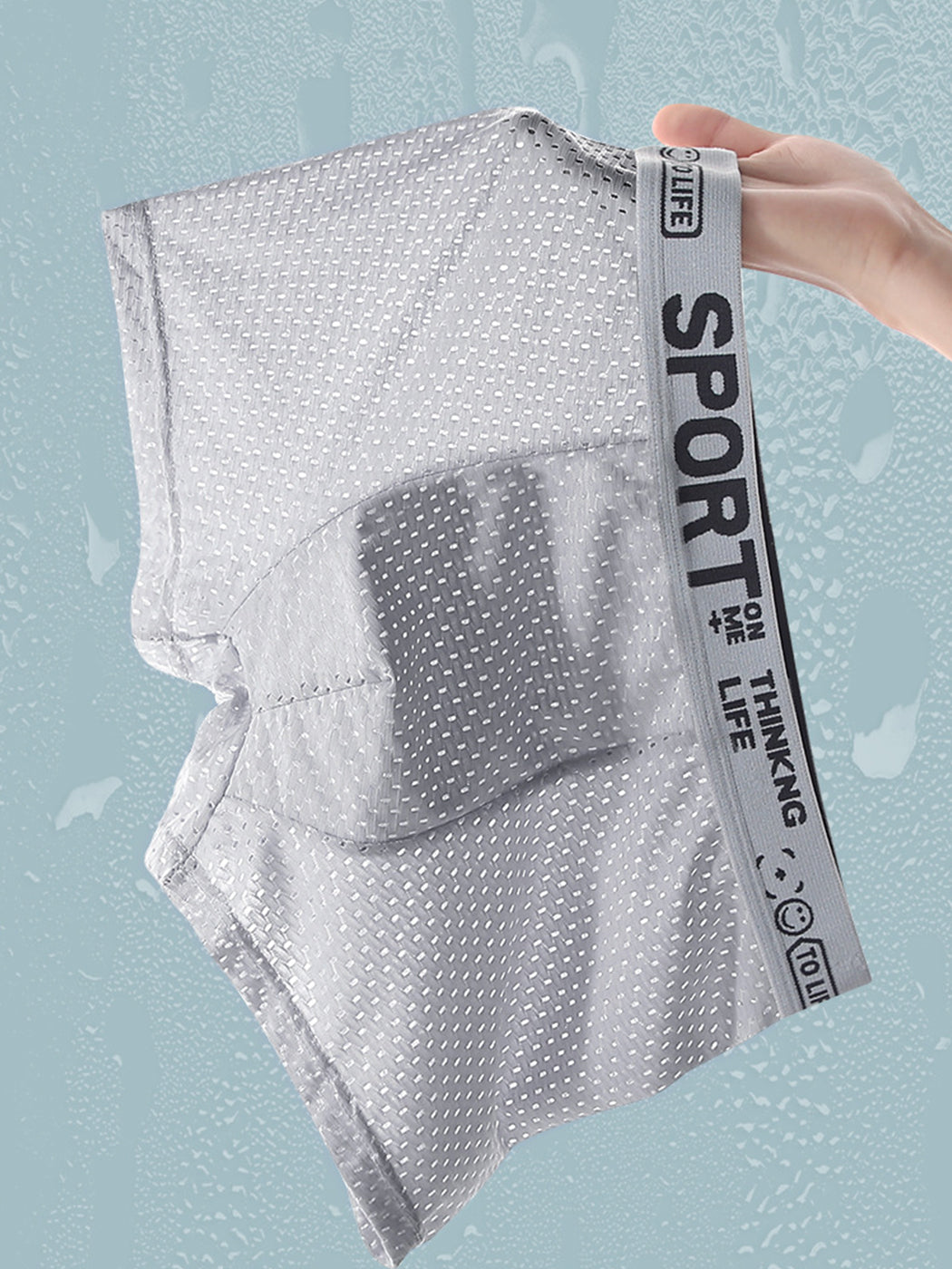 6 Pack Men’s Contour Pouch Mesh Trunks