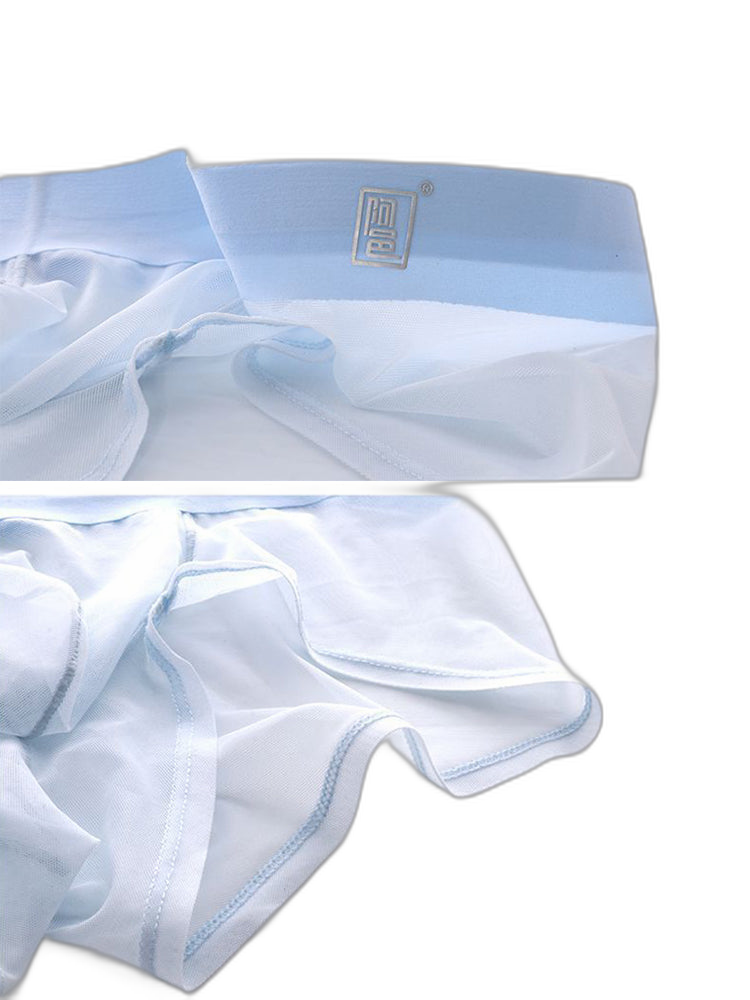 Men's Ultra-thin Low-Rise See-Through Ice Silk Briefs