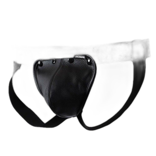 Studded Leather Harness & Jockstrap Set