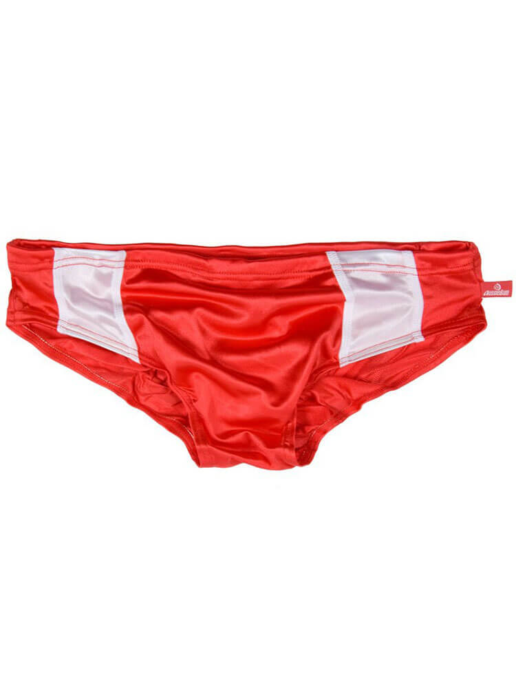 Men's Quick-Dry Color-Block Sexy Swim Briefs