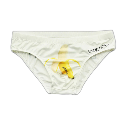 White Banana Men's Tight Pouch Briefs