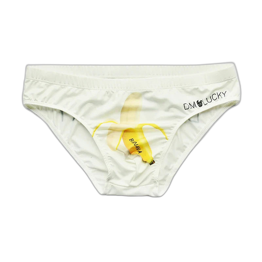 White Banana Men's Tight Pouch Briefs