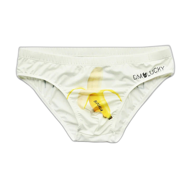 White Banana Men's Tight Pouch Briefs