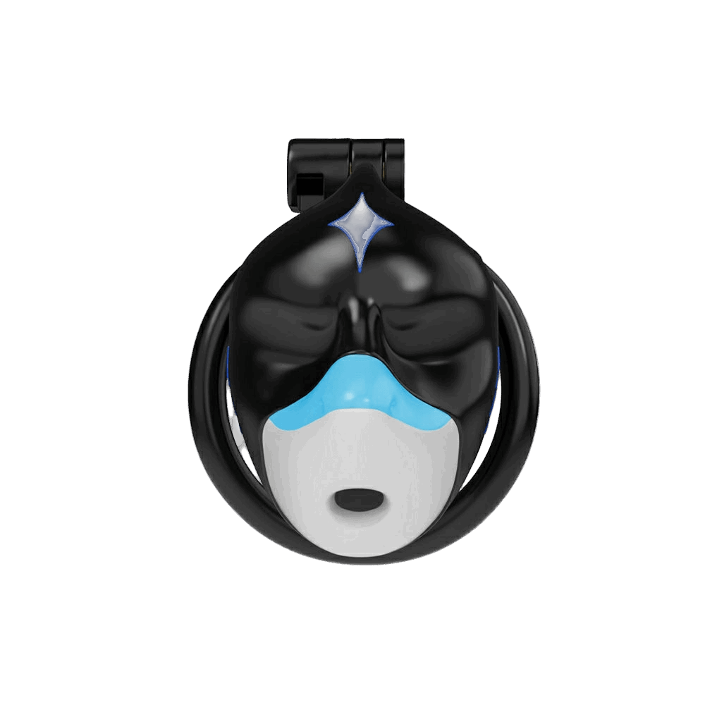 Furrjoi Shark Chastity Cage Blue