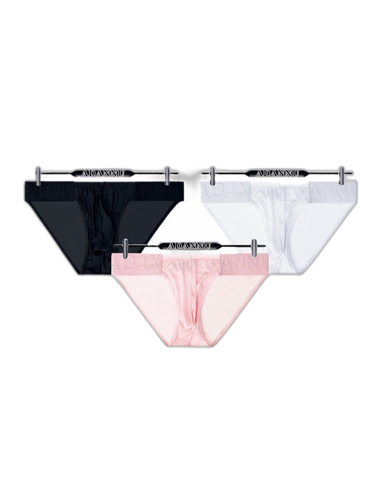 3 Pack Sexy Sheer Low-Rise Men's Bikini