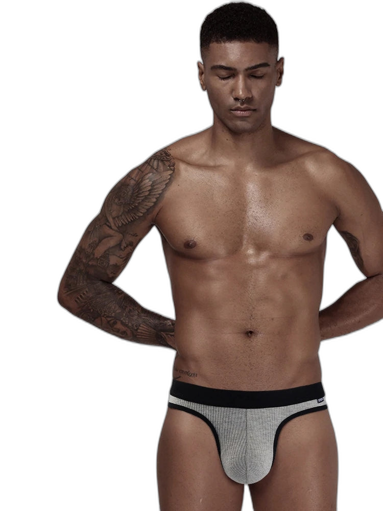 3 Pack Low Rise Soft Briefs With Support Pouch