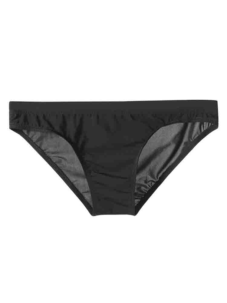 Men's Solid Color Low Waist Thin Briefs