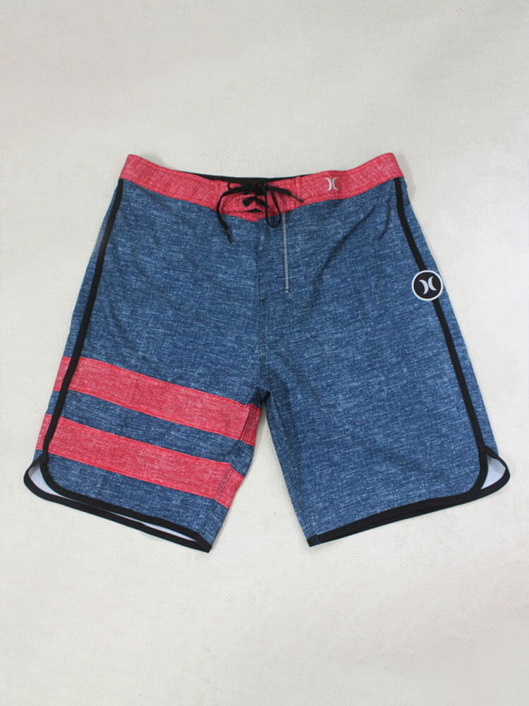 Men's Printed Bodybuilding Beach Drawstring Shorts