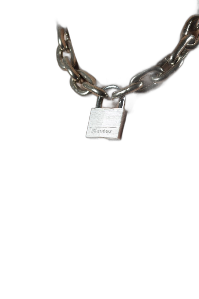 ruff GEAR Pitbull Chain 8mm with 40mm Master Lock