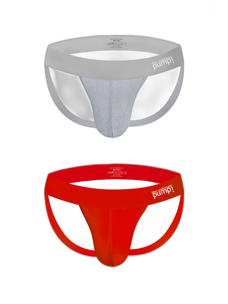 Men's Sexy Cotton Tagless Jockstrap