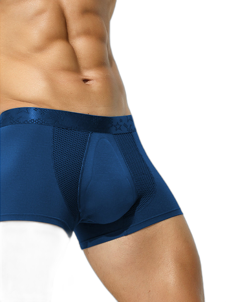 3 Pack Men’s Breathable 3D Pouch Trunks