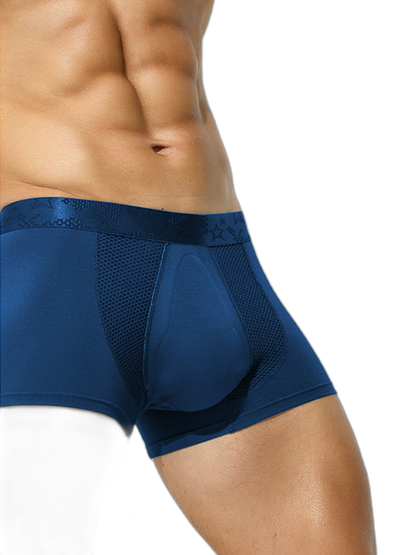 3 Pack Men’s Breathable 3D Pouch Trunks
