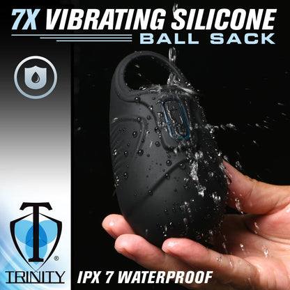 7x Vibrating Silicone Testicle Massager