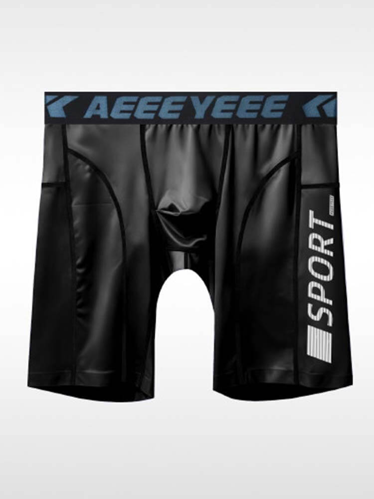 Men's High Elasticity Tight-Fit Quick-Dry Sports Shorts