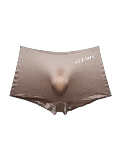 2 Pack ALLMIX Men's Seamless 3D Convex Pouch Trunks