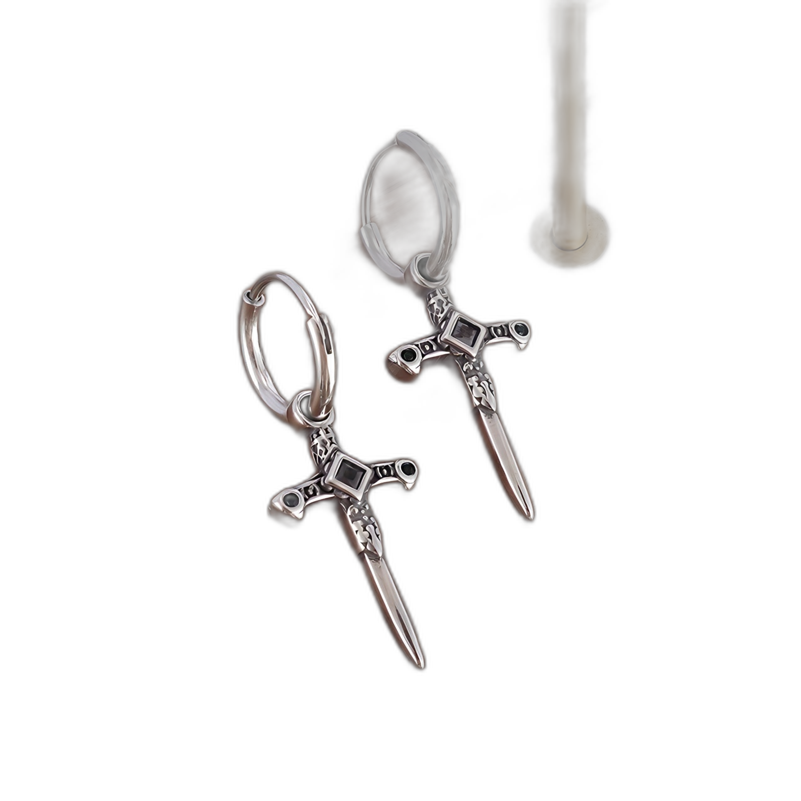Dagger Hoop Earrings