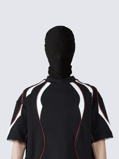 Black Textured Balaclava Mask