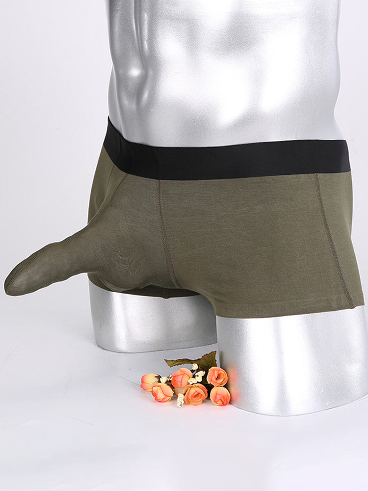 Men's Traceless Cotton Boxer Briefs
