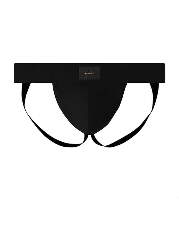 Men's Sexy Hollow Low-Rise Elastic Cotton Thong
