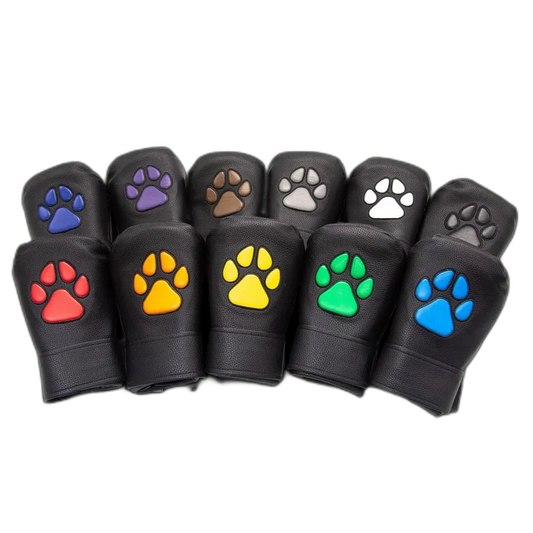 Leather Puppy Paw Mittens