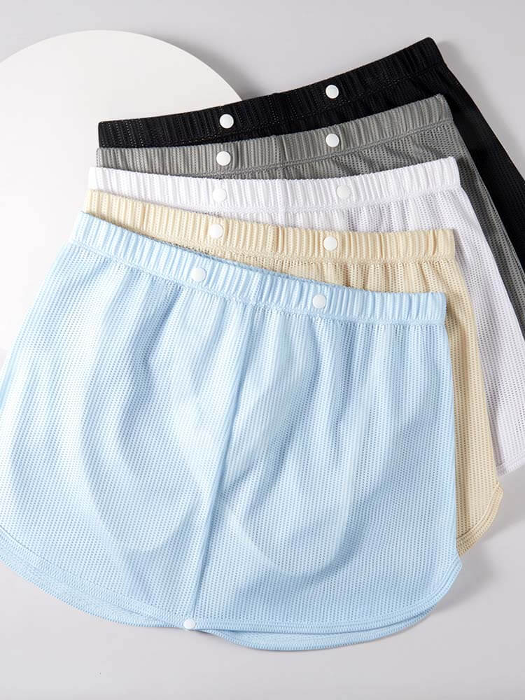 Men's Ice Silk Mesh Quick-Dry Detachable Skort