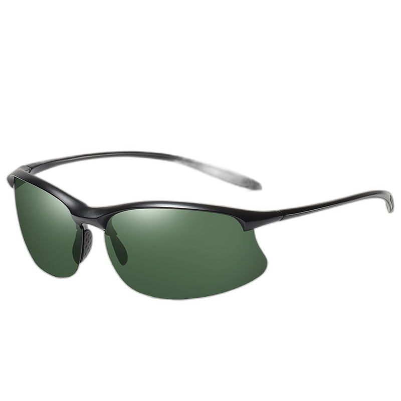 Semi Rimless Sports Polarised Sunglasses