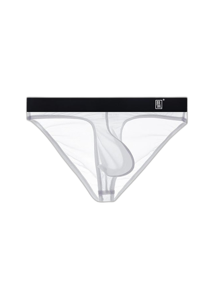 Men's Sexy Transparent Suspender Briefs