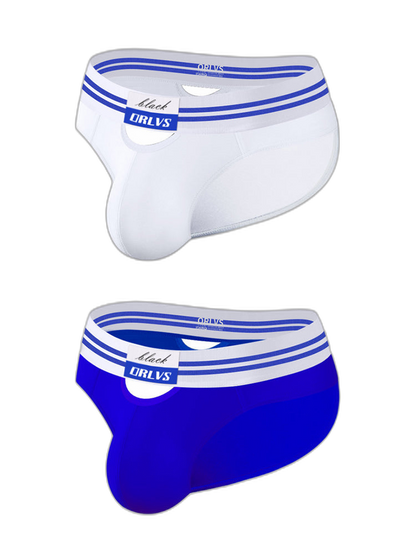 2 Pack Men's Low-Rise Breathable Modal briefs