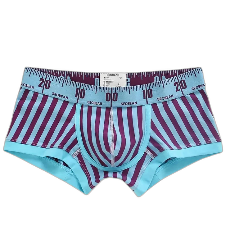 SEOBEAN Measure Up Cotton Boxer Briefs