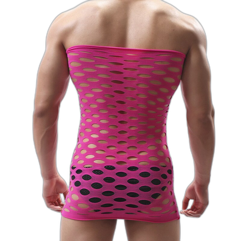 Men's Statement Fishnet Bodystocking