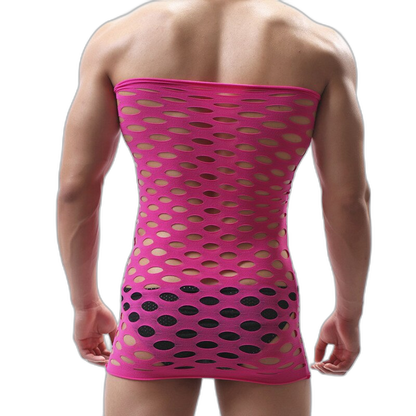 Men's Statement Fishnet Bodystocking