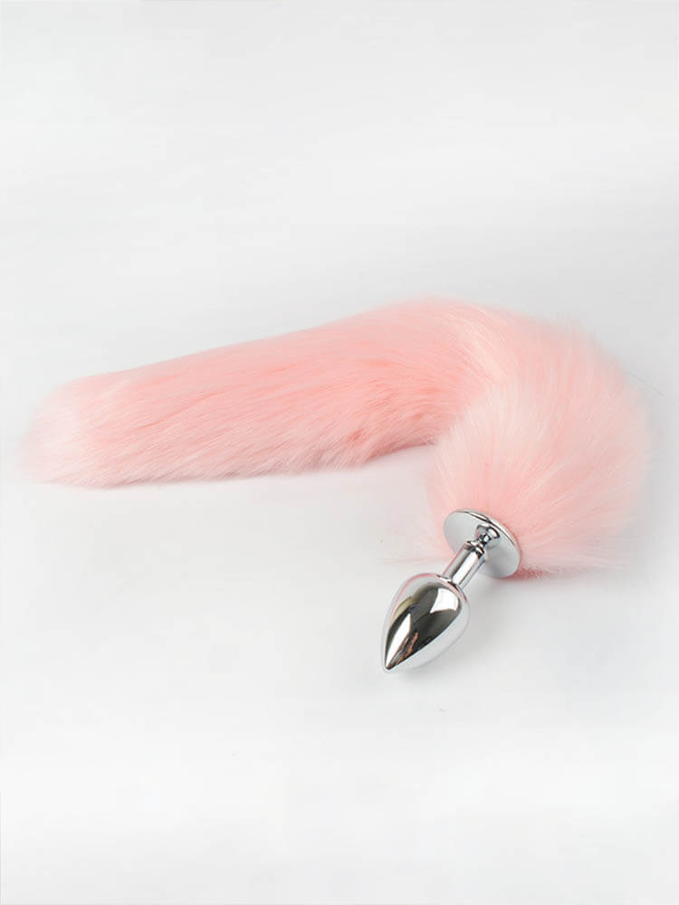 Sexy Fox Tail Pom-Pom Thin Strap Thong