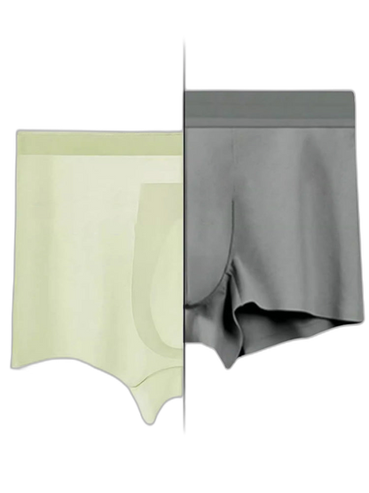 2 Pack Men's Ultra-Thin Ice Silk Quick-Dry Trunks