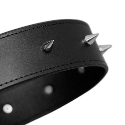 Spike Leather Choker