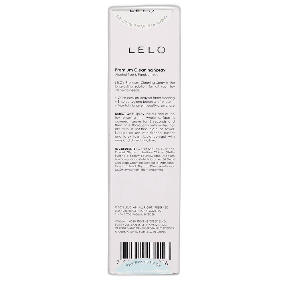 Lelo Cleaning Spray – Alcohol-Free No-Rinse Sex Toy Cleaner