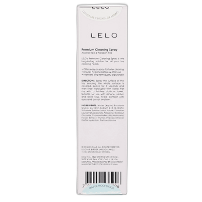 Lelo Cleaning Spray – Alcohol-Free No-Rinse Sex Toy Cleaner