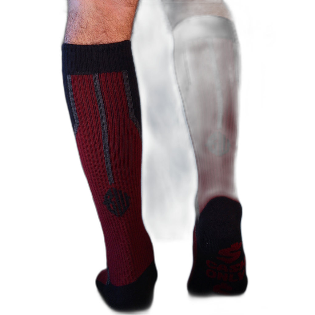Breedwell Sir Splurge Socks Oxblood