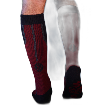 Breedwell Sir Splurge Socks Oxblood