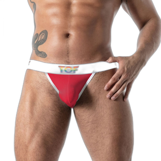 TOF Paris Joyful Pride Jock Strap Red