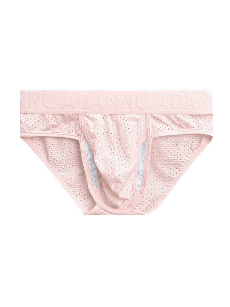 Men's Sexy Gun Bullet Separation Mesh Briefs