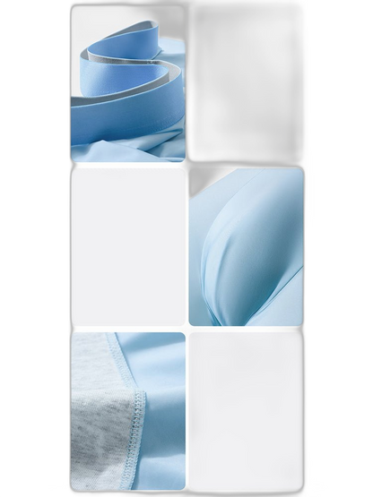 4-Pack Men's Stretch Fit Anti-Odor Seamless Ice Silk Trunks
